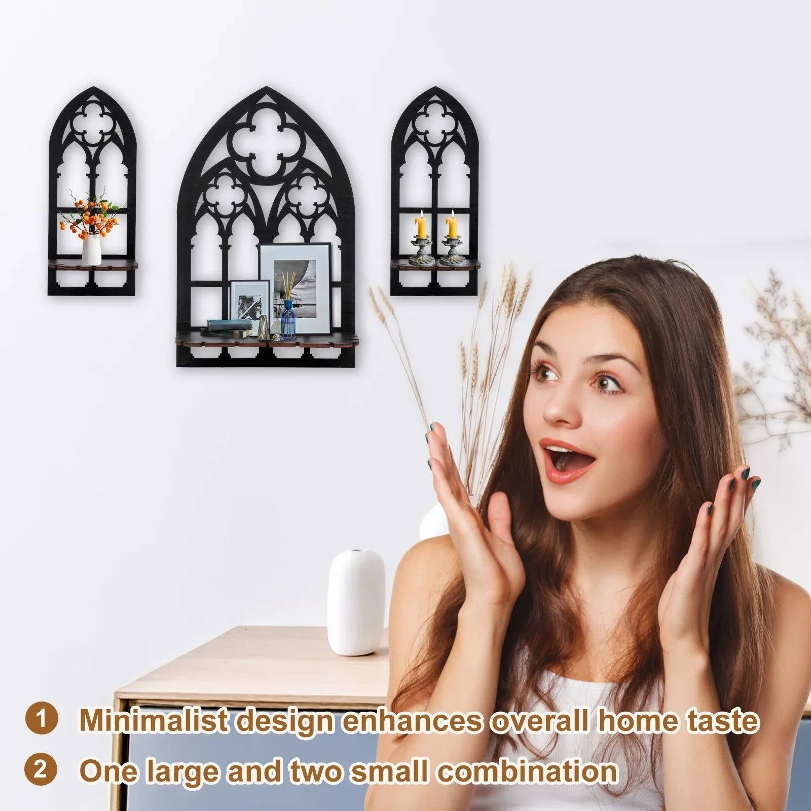 Gothic Wall Decor 3 Set - TRENDVYO
