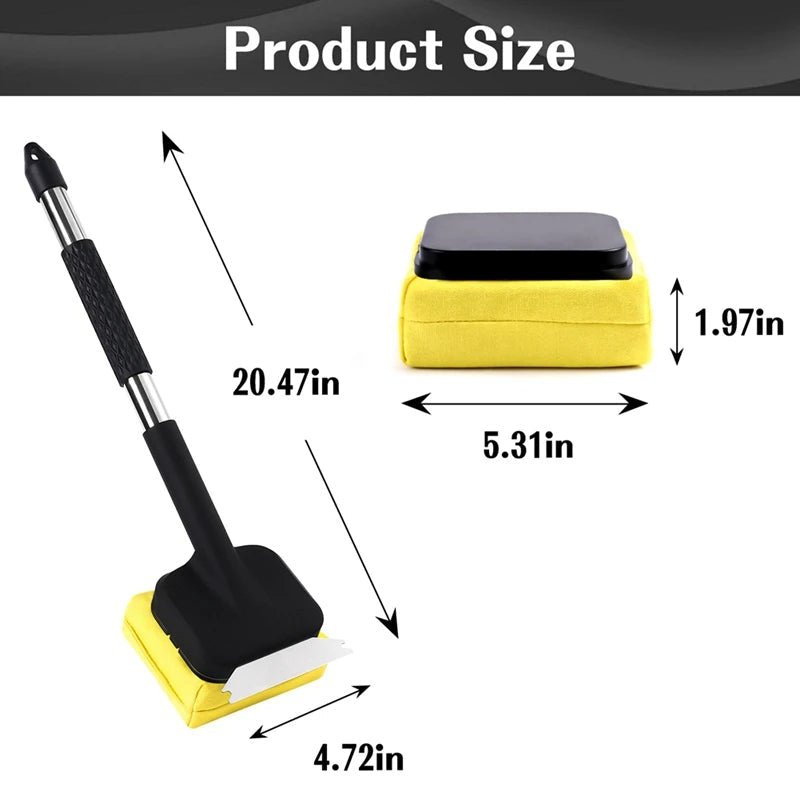 Grill Brush with Steam Cleaning and Scraper - TRENDVYO