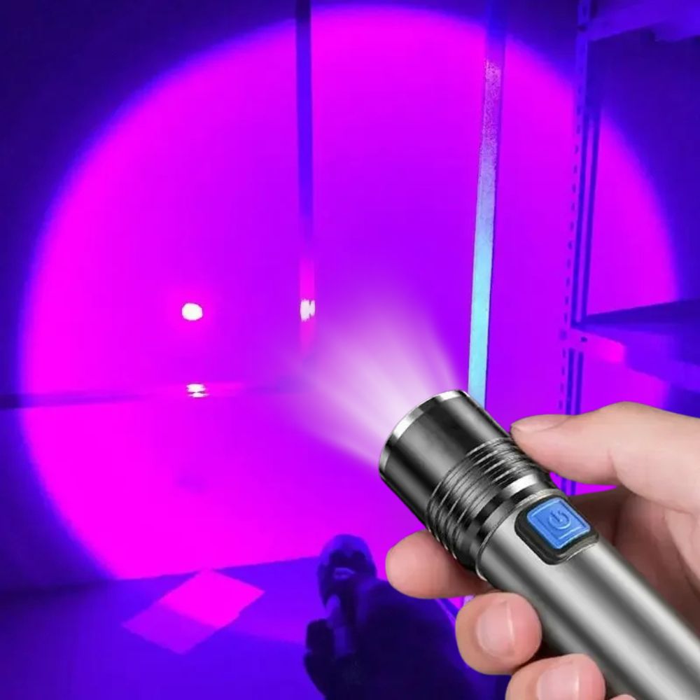 Handheld Blacklight UV Ultraviolet Urine Detector Flashlight - TRENDVYO