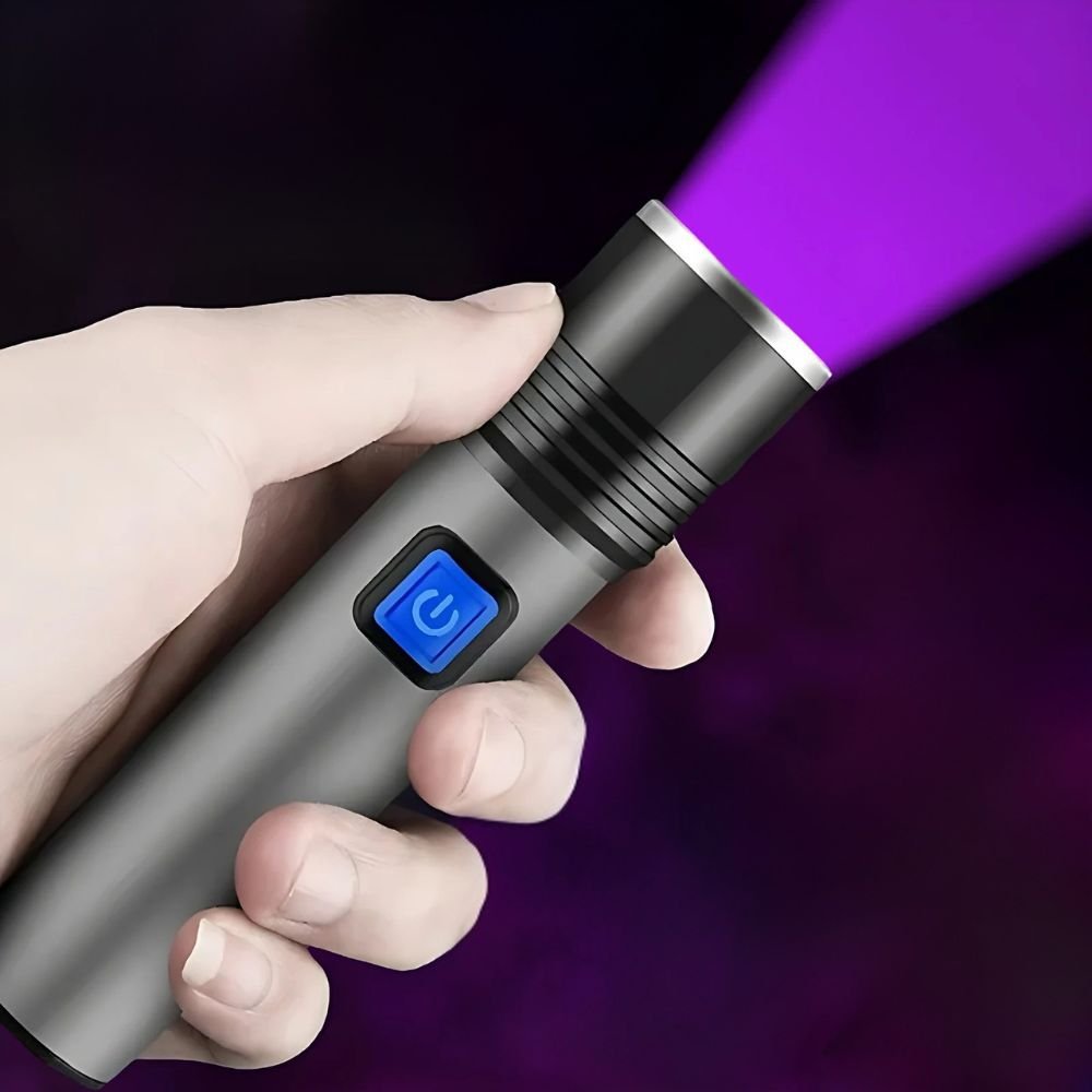 Handheld Blacklight UV Ultraviolet Urine Detector Flashlight - TRENDVYO