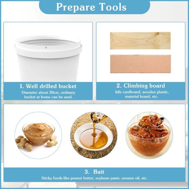 Humane Roller Mouse Trap for Bucket - TRENDVYO