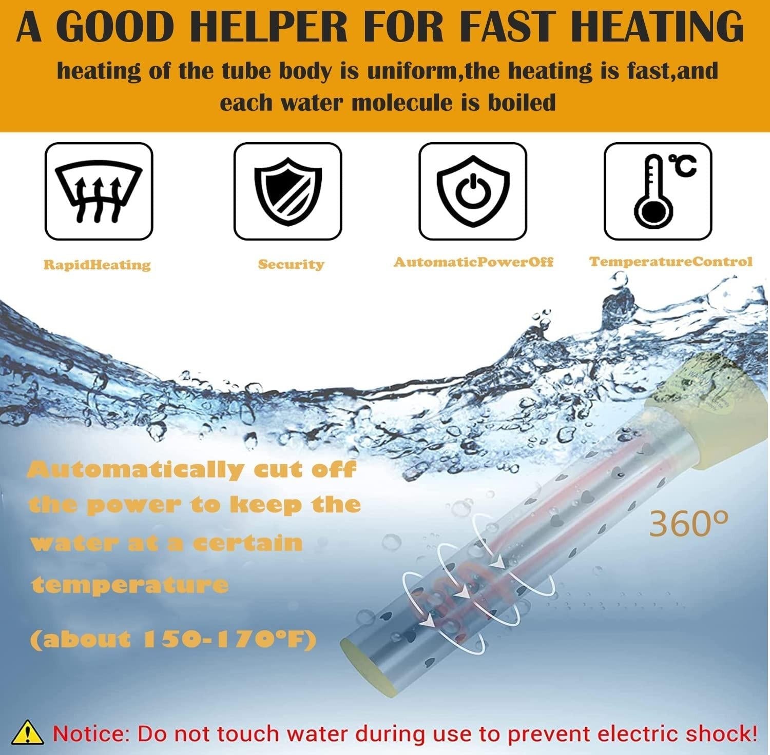 Immersion Water Heater - TRENDVYO