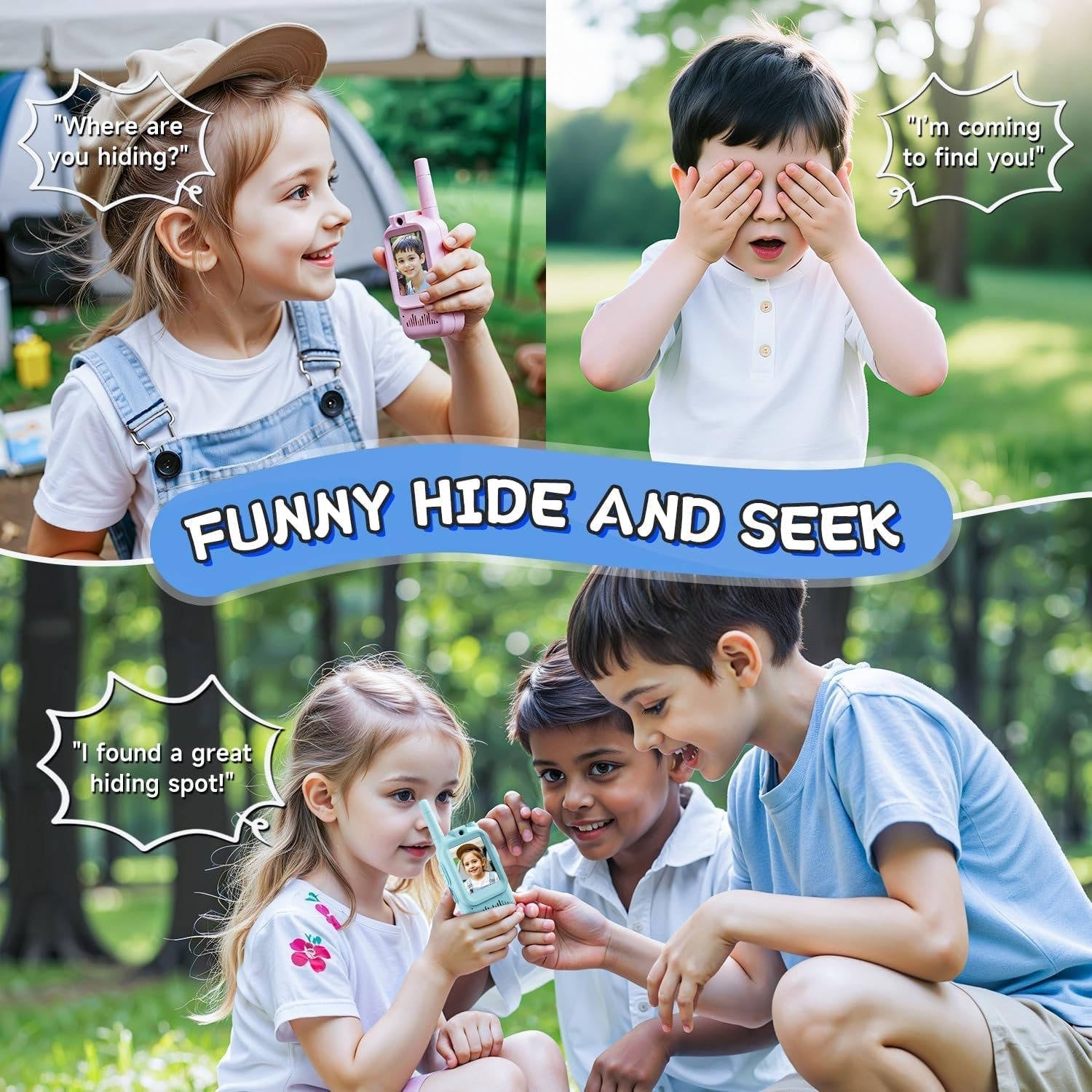 Kids Walkie Talkies Video Voice & Chat 2 Set - TRENDVYO