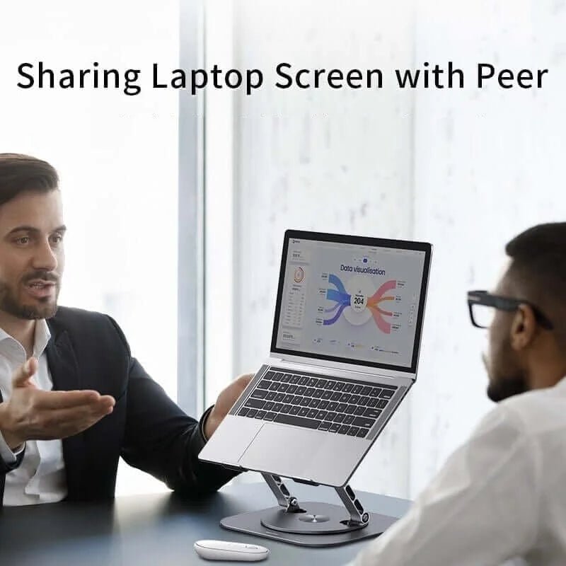 Laptop Stand Aluminum Alloy 360 Degree Rotating Bracket - TRENDVYO
