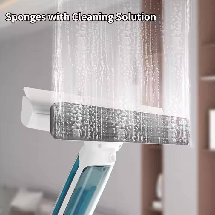 Long Handle Telescopic Window Cleaner - TRENDVYO