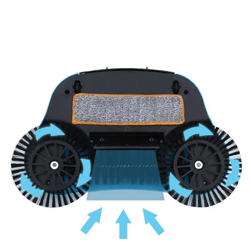 Manual 2-in-1 Broom with Rotating Brush - TRENDVYO