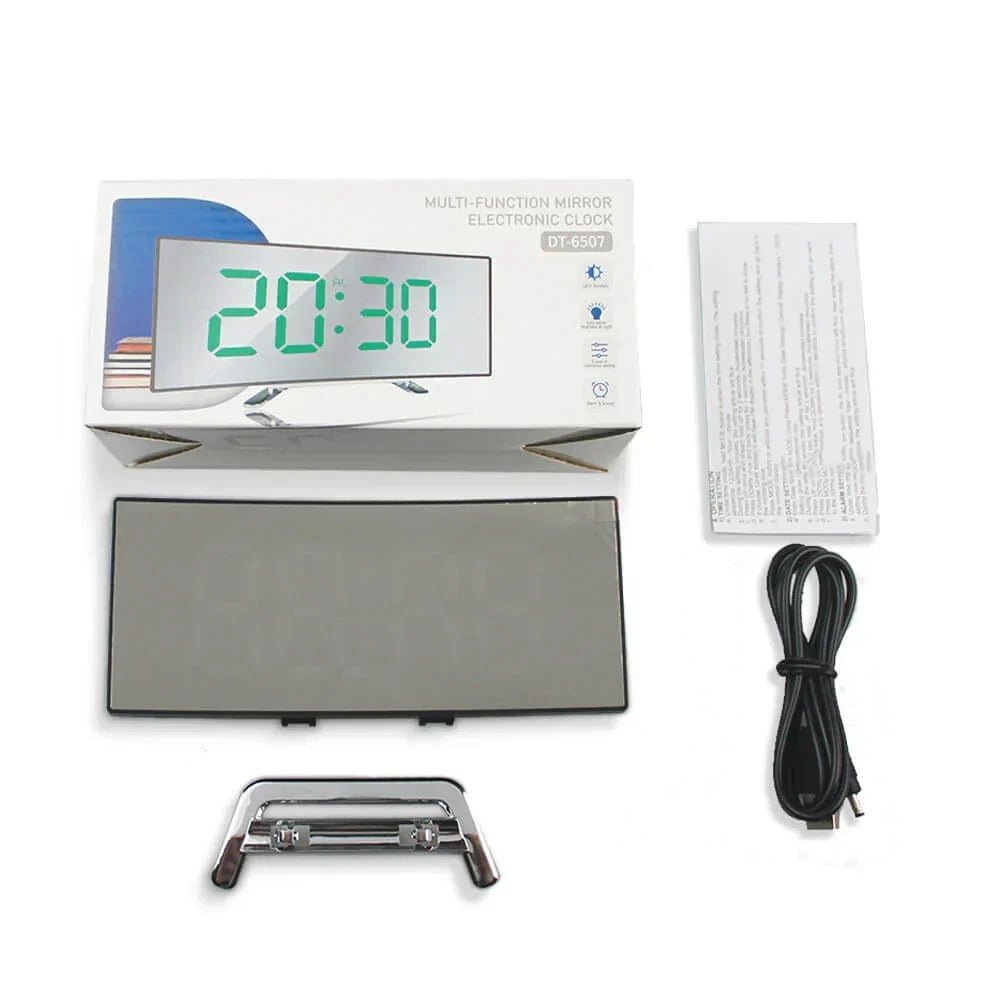 Modern Curved LED Digital Clock - TRENDVYO