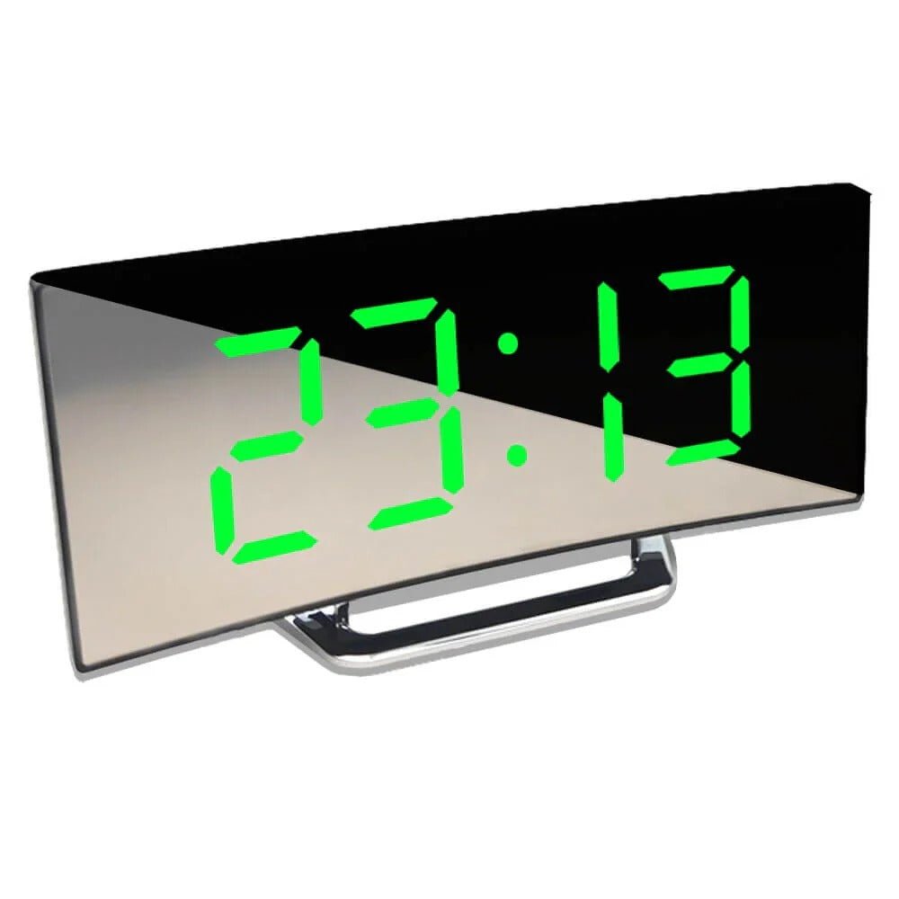Modern Curved LED Digital Clock - TRENDVYO