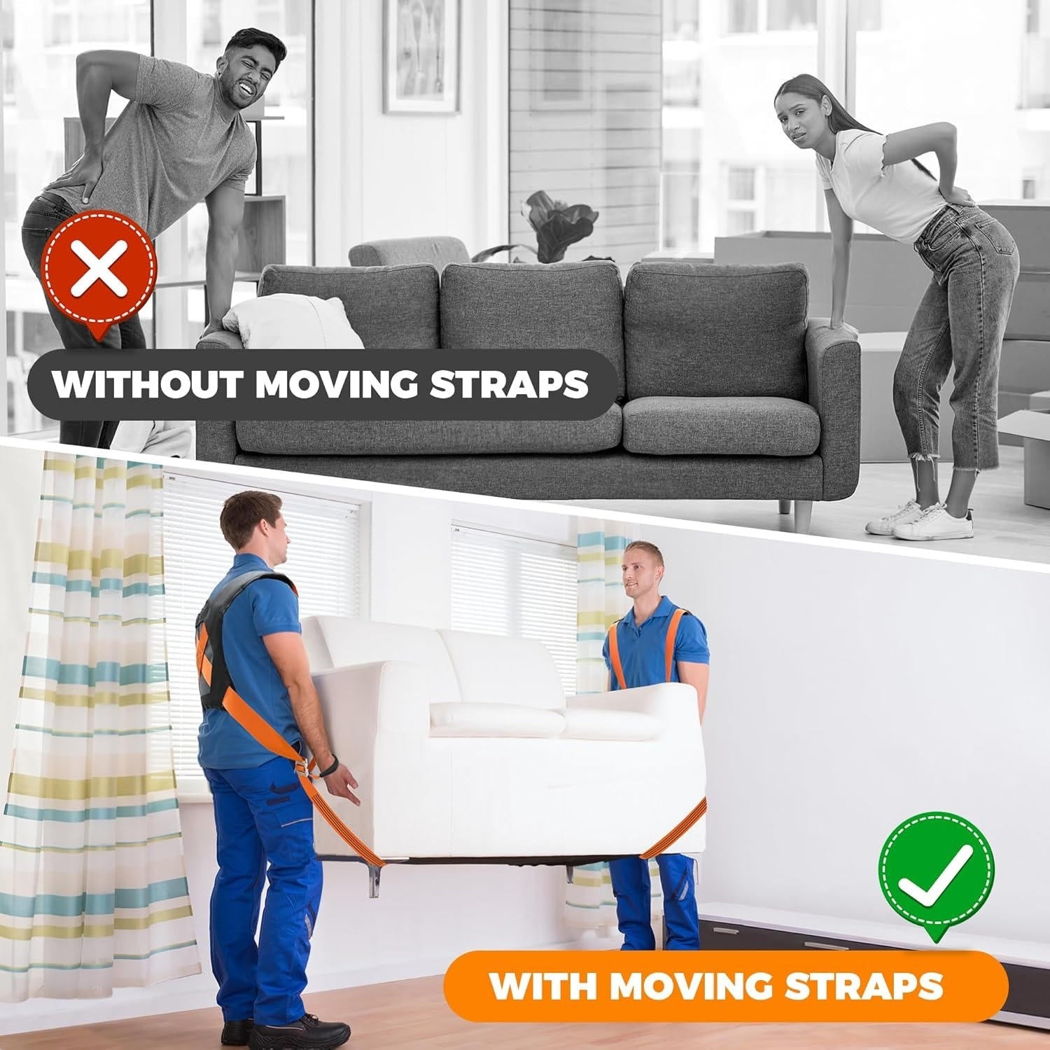 Moving Furniture Straps - TRENDVYO