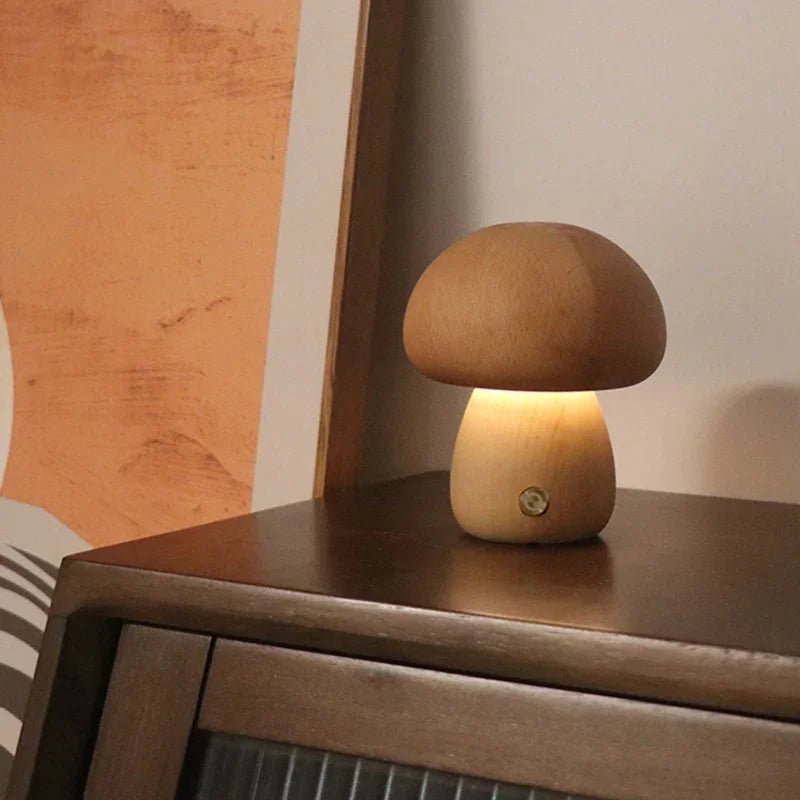 Mushroom Night Light Bedside Lamp - TRENDVYO