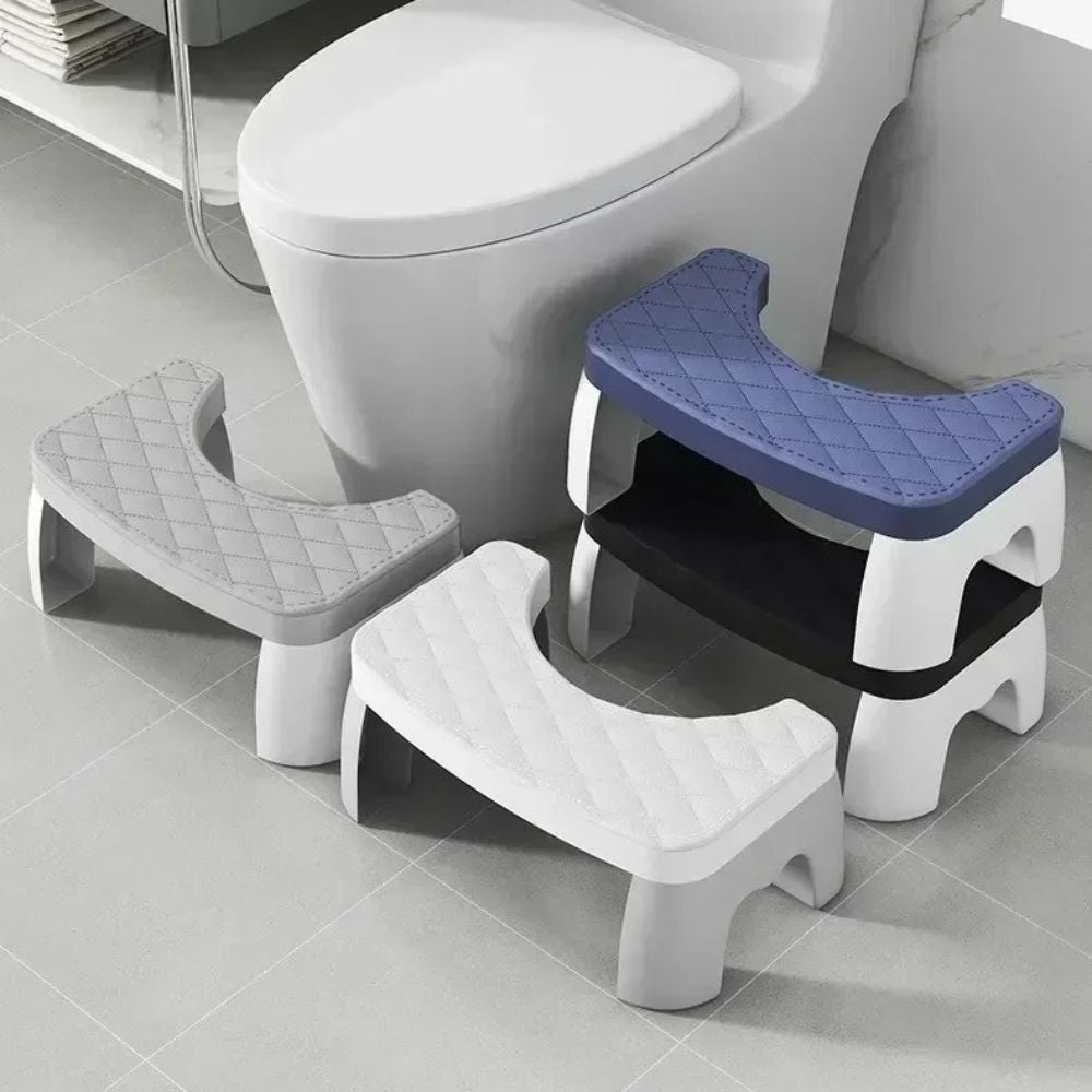 Non-Slip Compact Toilet Squat Stool - TRENDVYO