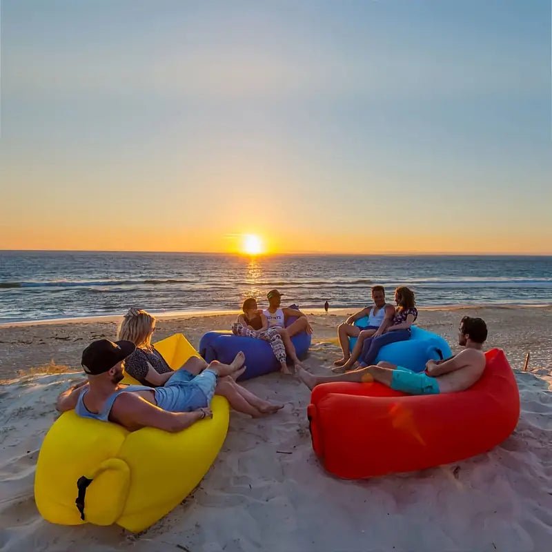 Outdoor Air Lounger - Handy Air Mattress for Comfortable Outdoor Adventures - TRENDVYO