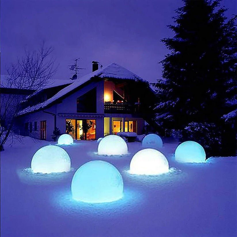 Outdoor Globe Light - Wireless, Weatherproof, 16 Colors LED Sphere light - TRENDVYO