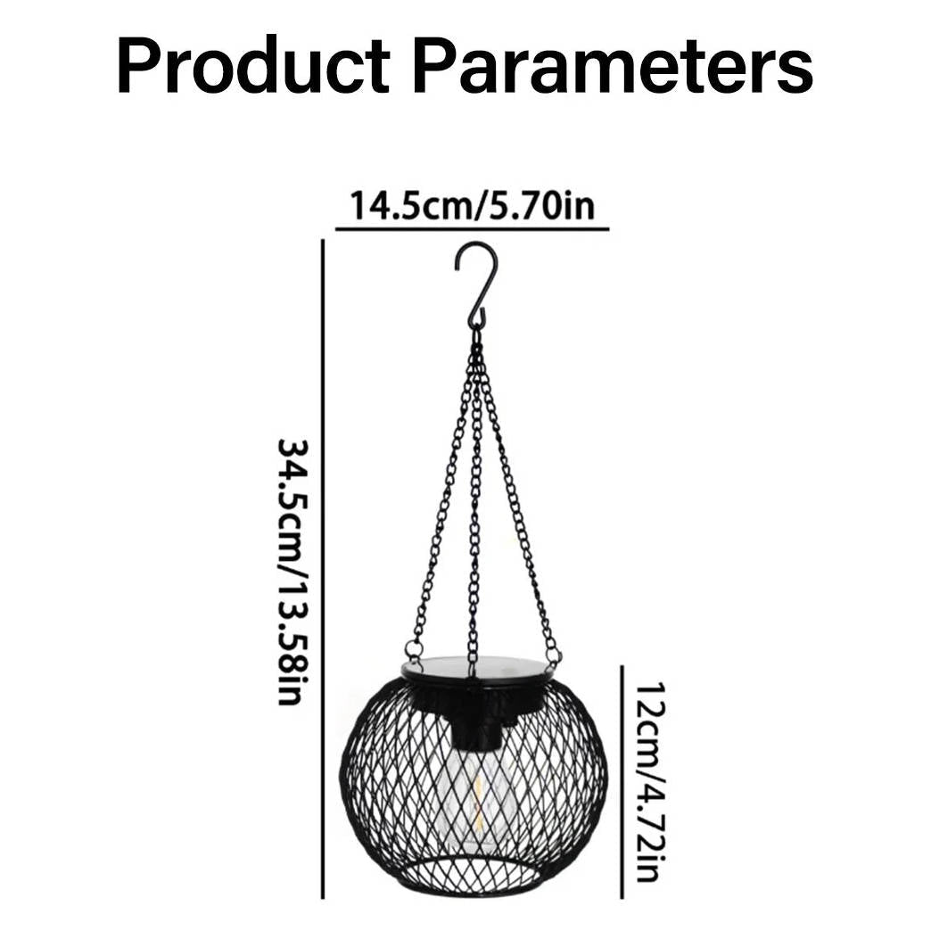Outdoor Solar Hanging Lantern - TRENDVYO