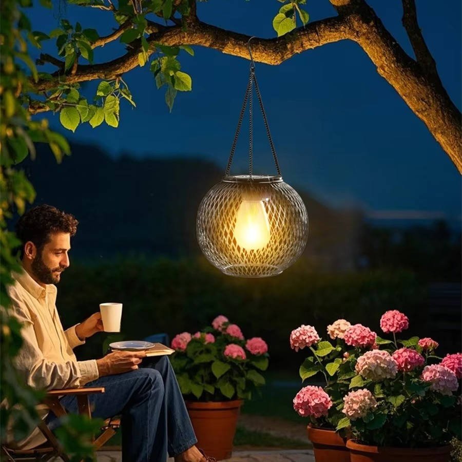 Outdoor Solar Hanging Lantern - TRENDVYO