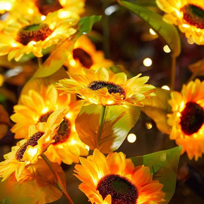 Outdoor Solar Simulation Sunflower Light - TRENDVYO