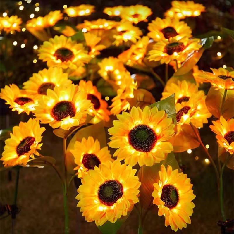 Outdoor Solar Simulation Sunflower Light - TRENDVYO