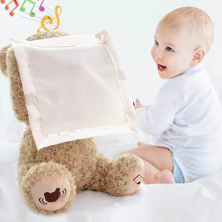 Peek-A-Boo-Teddy - Interactive Plush Toy - TRENDVYO
