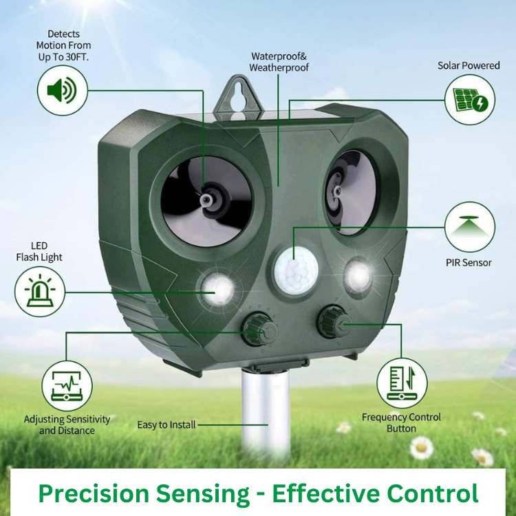 Pigeon And Bird Scarer Ultrasonic And Pest Defender - TRENDVYO