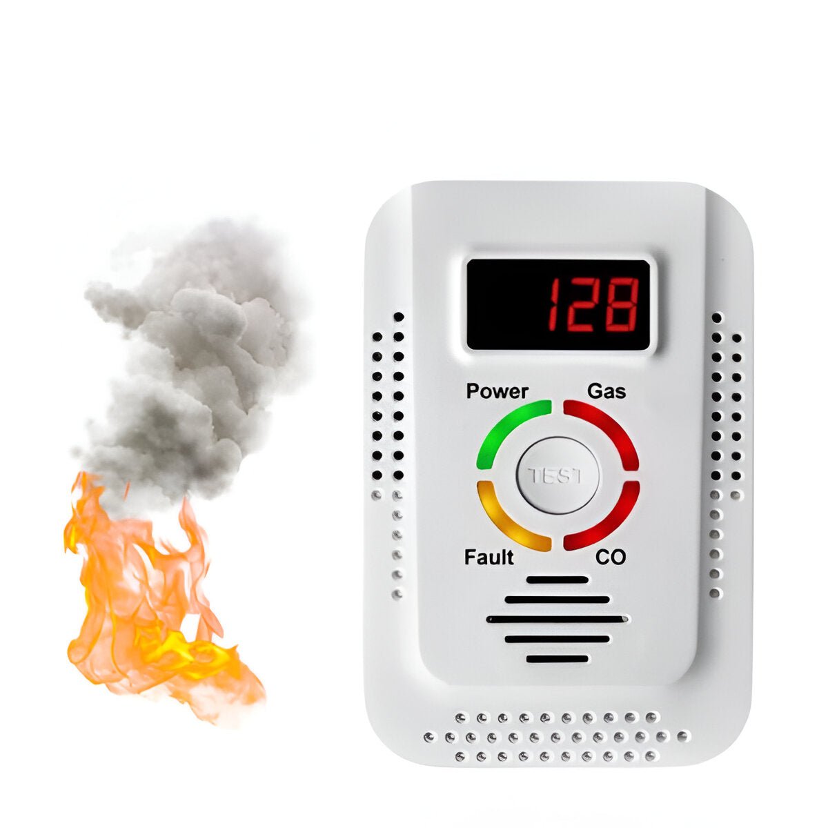 Plug-In Household Gas and CO Detection Unit - TRENDVYO