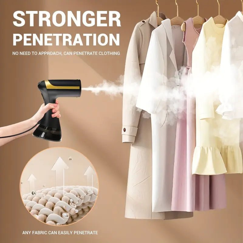 Portable Garment Steamer for Fast and Efficient Ironing of Clothes - TRENDVYO