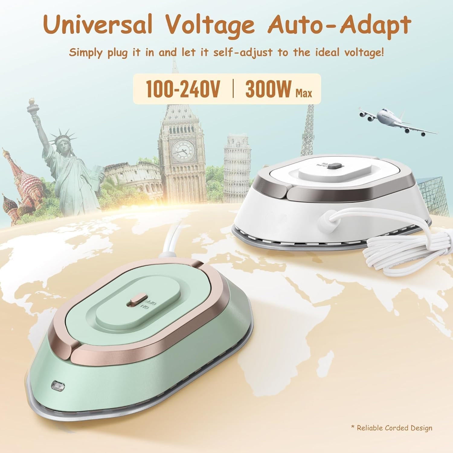 Portable Travel Iron - TRENDVYO