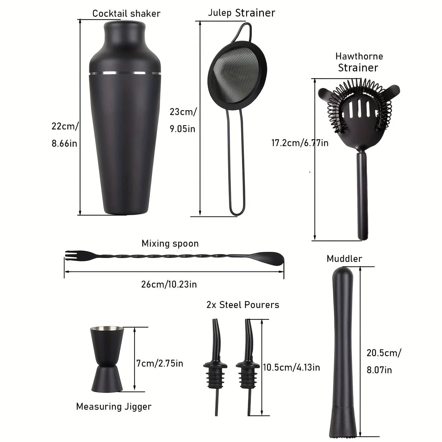 Premium Stainless Steel Cocktail Set - TRENDVYO