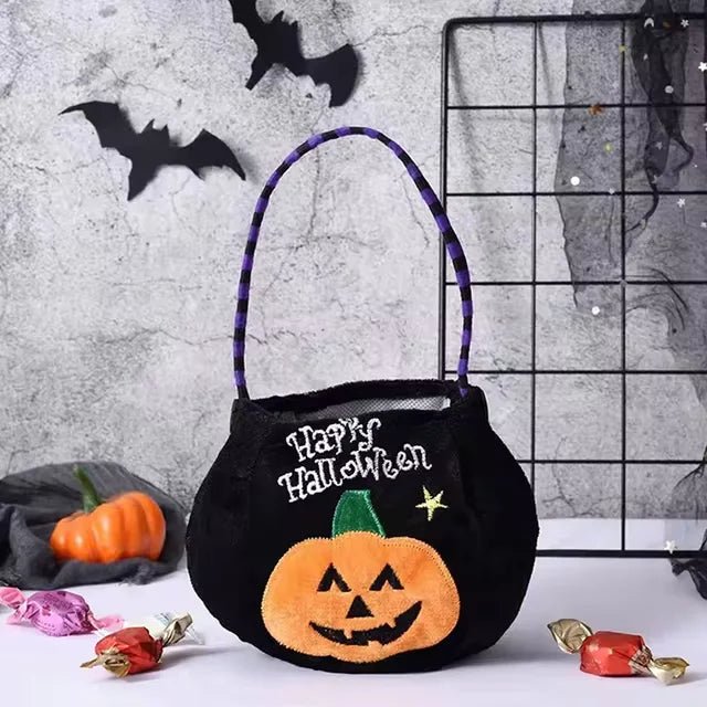 Pumpkin Halloween Treat Bag for Kids - TRENDVYO