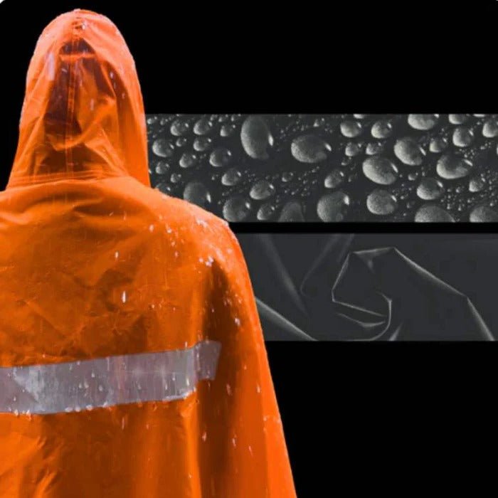 Rain Poncho for Outdoor Coverage - TRENDVYO