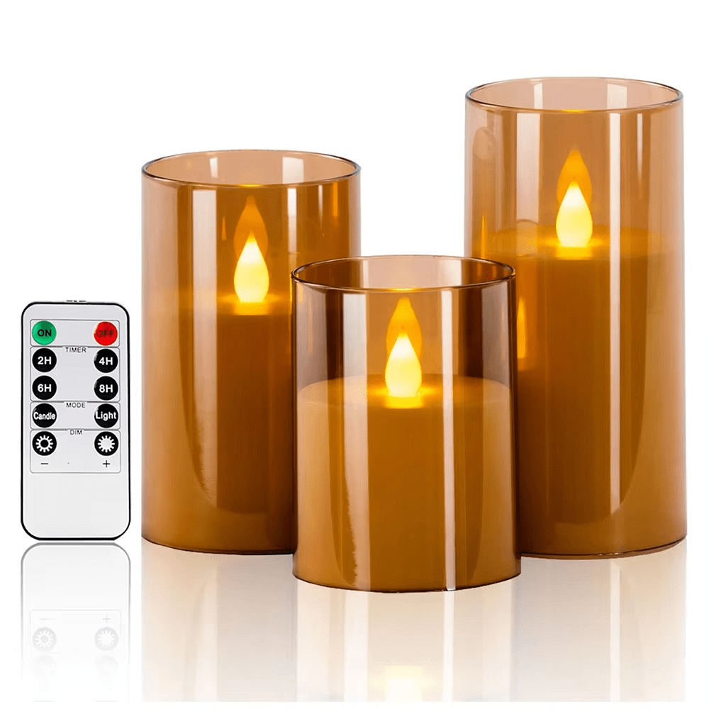Realistic Flameless Candles With Remote - TRENDVYO