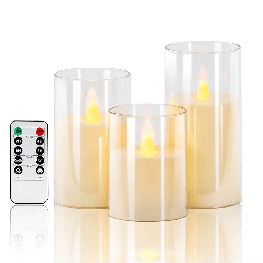 Realistic Flameless Candles With Remote - TRENDVYO