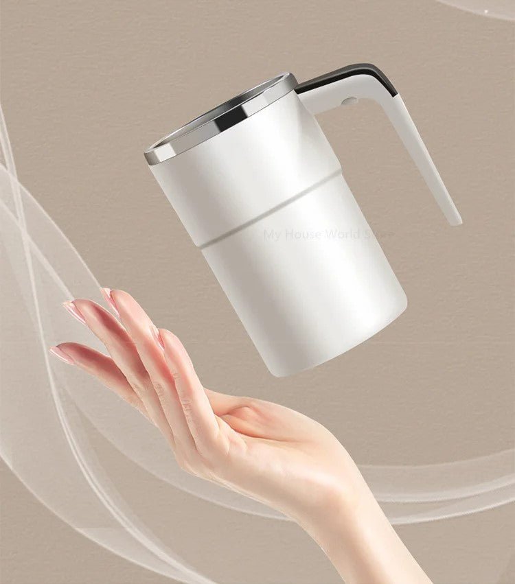 Rechargeable Mug with Built-in Stirring - TRENDVYO