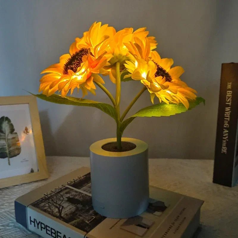 Rechargeable Sunflower Night Light - TRENDVYO