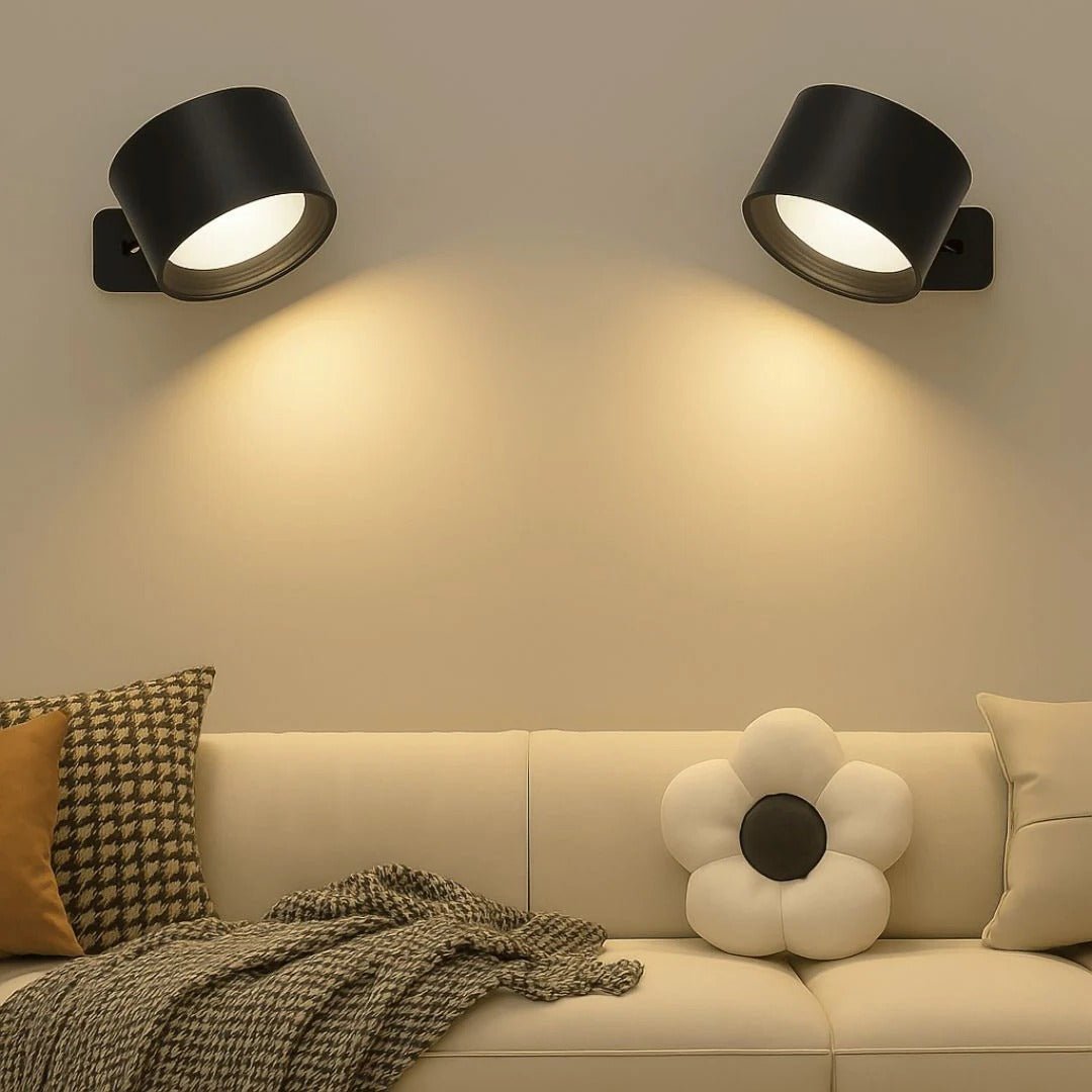 Rechargeable Wall Light with 360° Rotation - TRENDVYO
