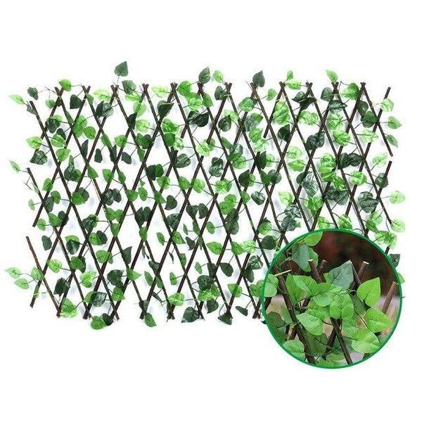 Retractable Artificial Garden Plant Fence - TRENDVYO