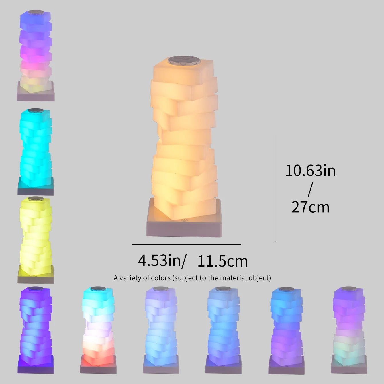 RGB LED Bedside Lamp with Touch Control - TRENDVYO