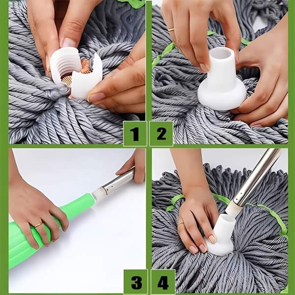 Rotating Self-Wringing Mop - TRENDVYO