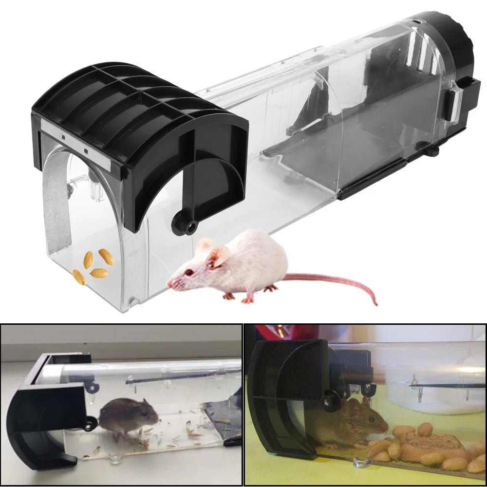 Self-Locking Reusable Humane Mouse Trap - TRENDVYO
