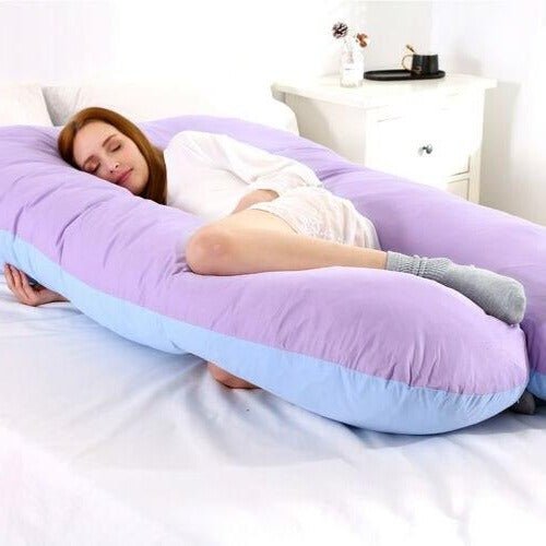 Sleeping Full Support Body Pillow - Ergonomic Design For Pregnancy, Shoulder & Back Pain - TRENDVYO