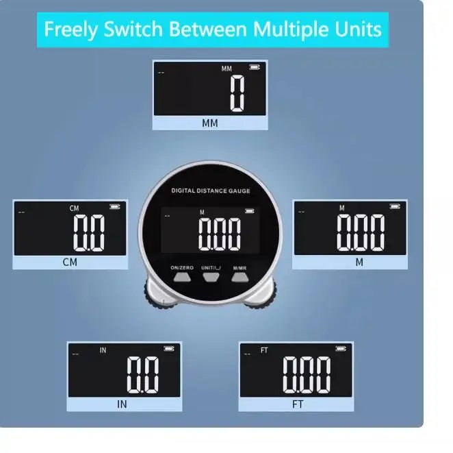 Smart Digital Tape Measure with LCD Display - TRENDVYO