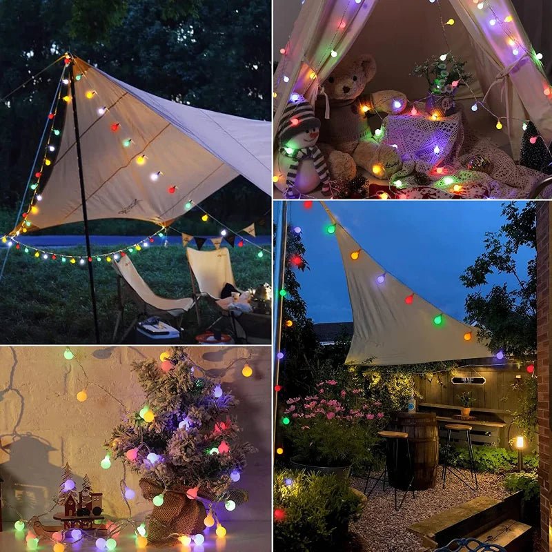 Solar-Powered Fairy Lights For Outdoor Use - TRENDVYO