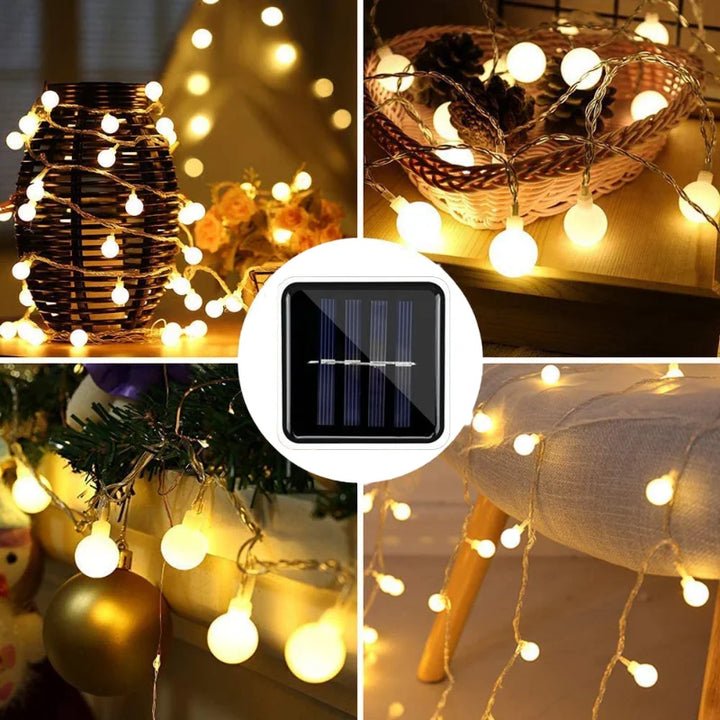 Solar-Powered Fairy Lights For Outdoor Use - TRENDVYO