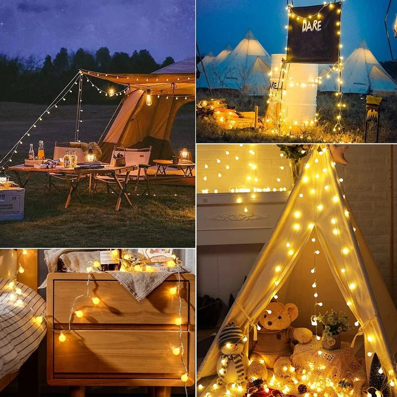 Solar-Powered Fairy Lights For Outdoor Use - TRENDVYO