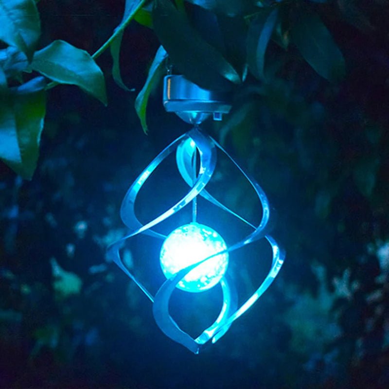 Solar Wind Chime Spinner LED Lamp - TRENDVYO