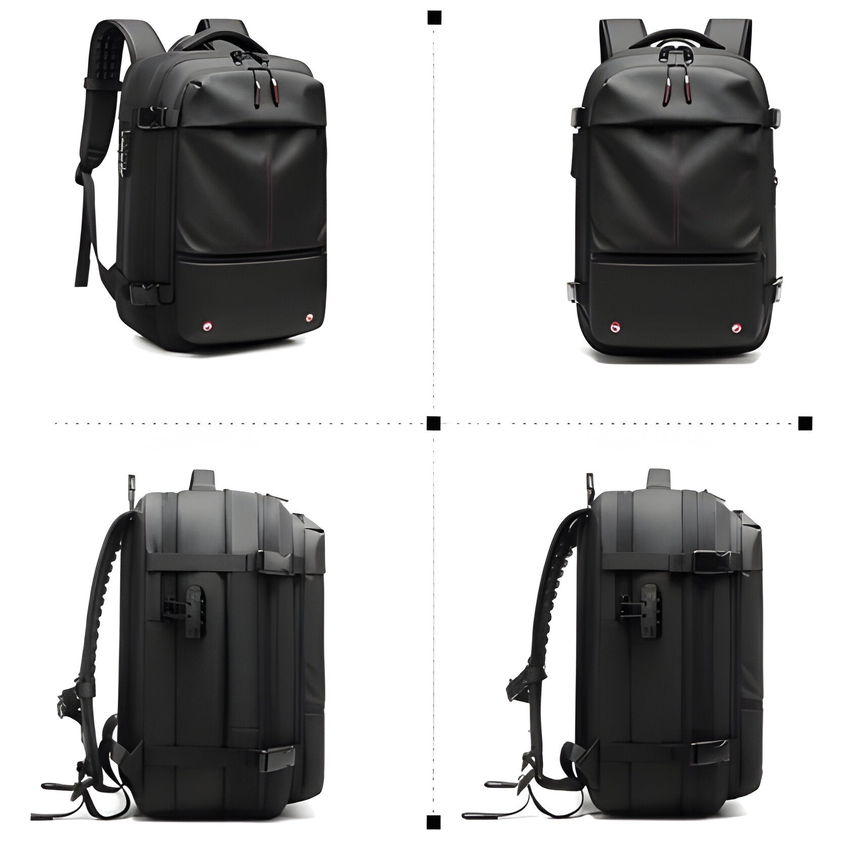 Structured Rucksack with Internal Compression System - TRENDVYO
