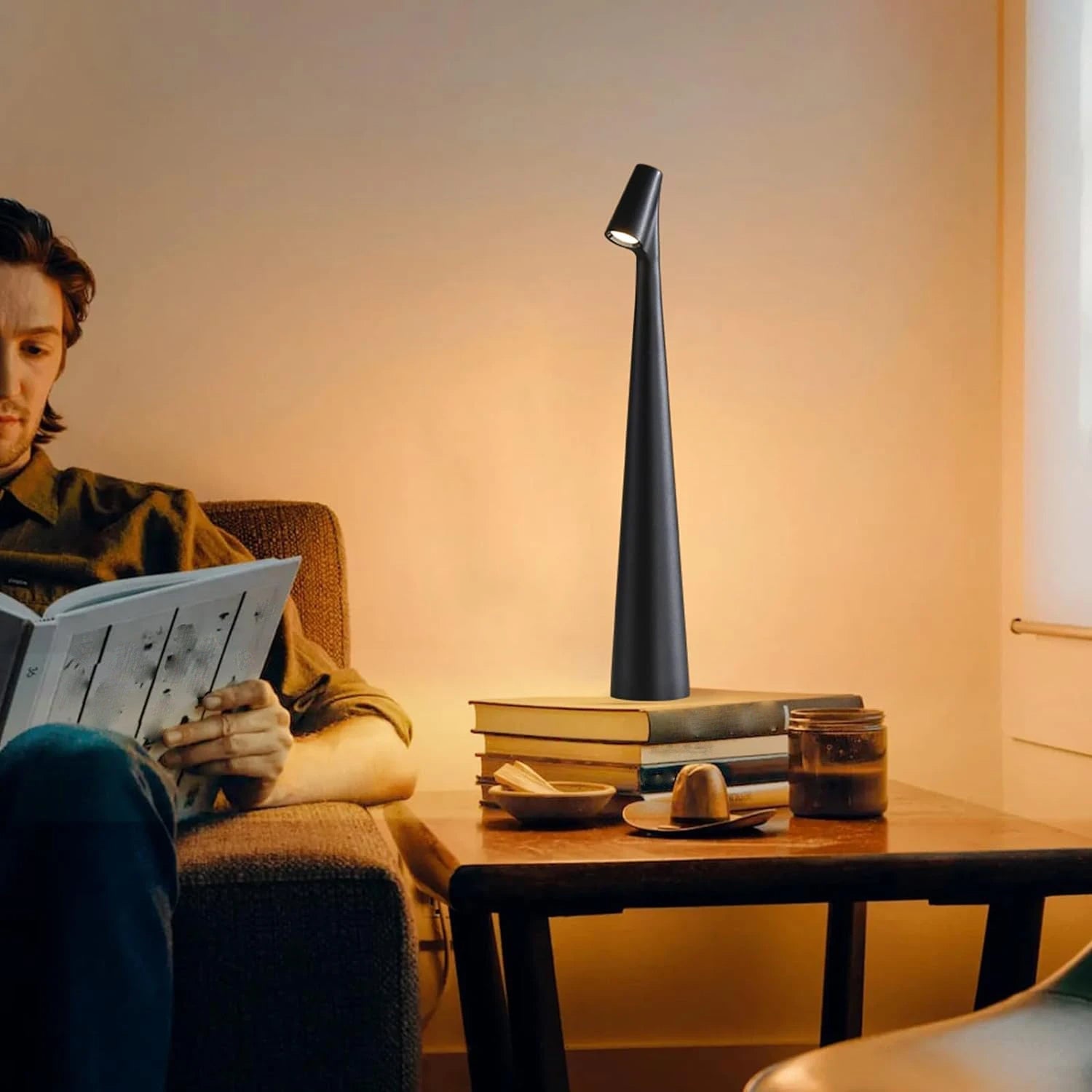 Touch Control Reading Light with Tri-Color Dimming - TRENDVYO