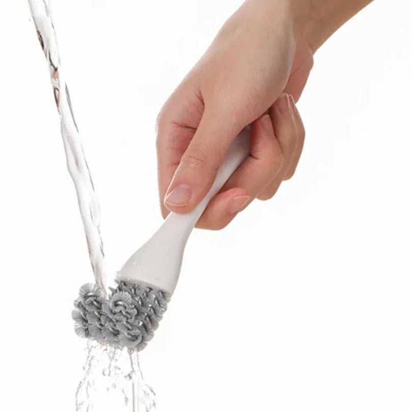 V-Shaped Barbecue Grill Brush with Scraper - TRENDVYO