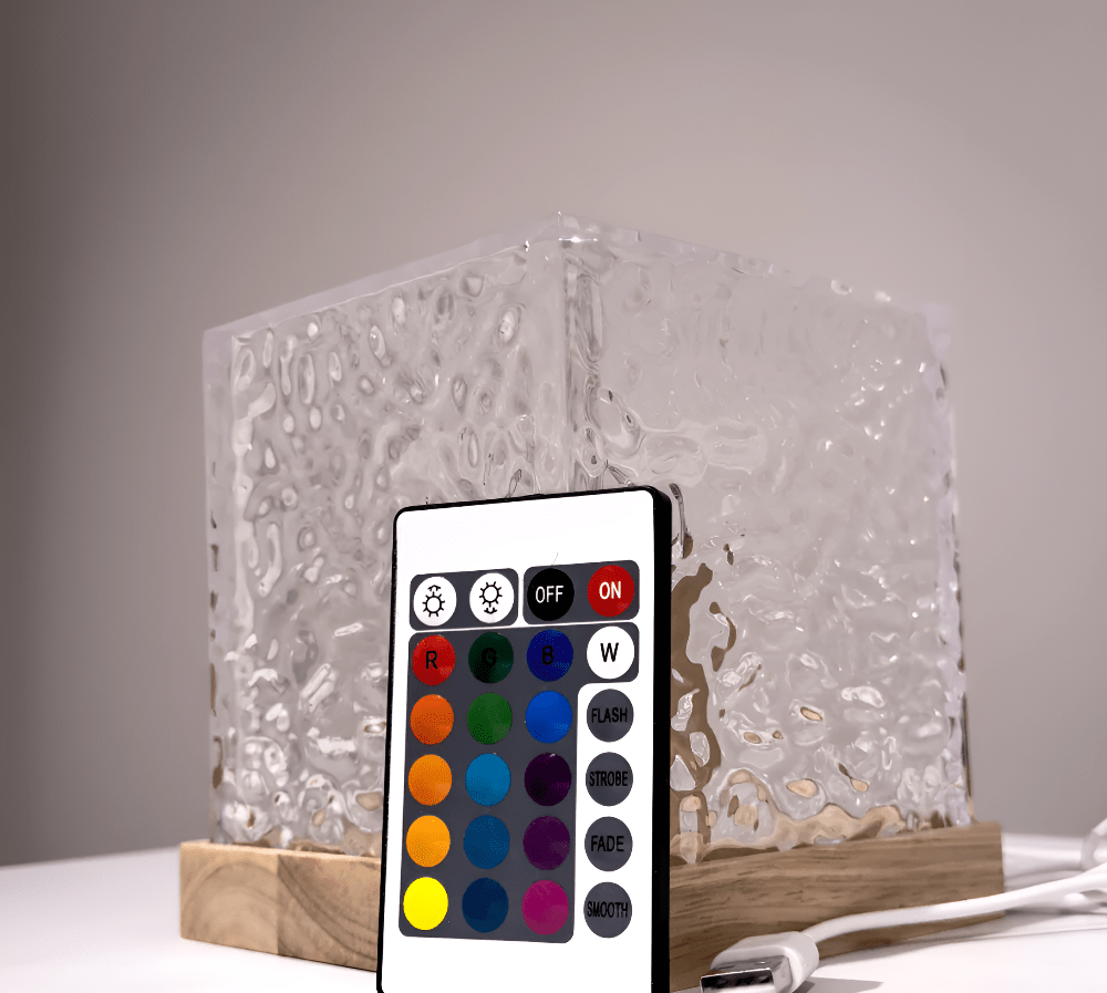Vibrant 16 Colors Water Ripple Projector Night Light - TRENDVYO