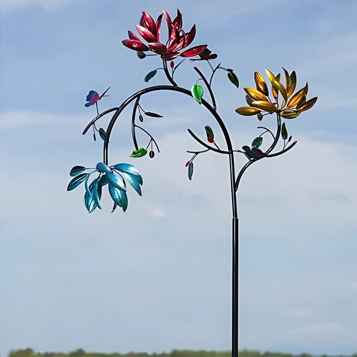 Vibrant Summer Flower Wind Spinner - TRENDVYO