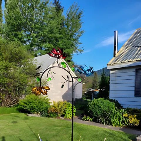 Vibrant Summer Flower Wind Spinner - TRENDVYO